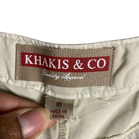 NWT Khakis & CO Women's Lightly Tan Capris Pant - Picture 5 of 11